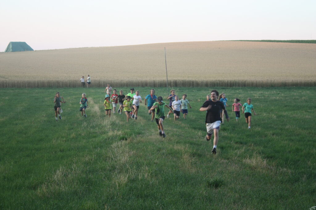 Abend Jogging im Wolflager