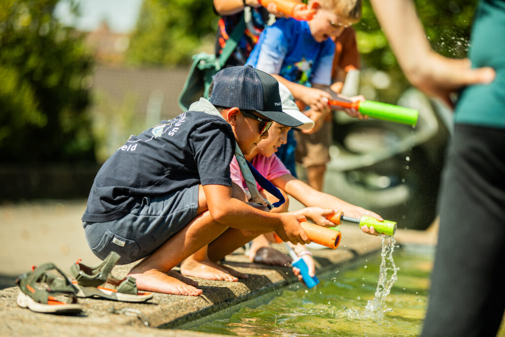 Aqua scout à Frauenfeld : à vos places, prêt·e·s, pomper !